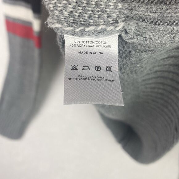 Disney x Chaser Mickey Mouse Graphic Sweater Womens Medium Gray Scoop Neck - Picture 7 of 7